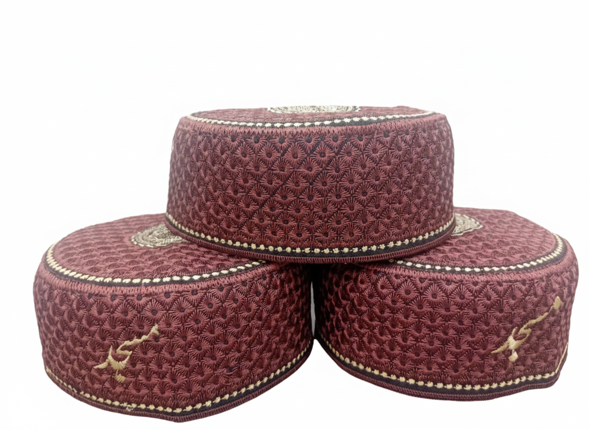 Premium Islamic Prayer Cap – Namaz Topi for Men
