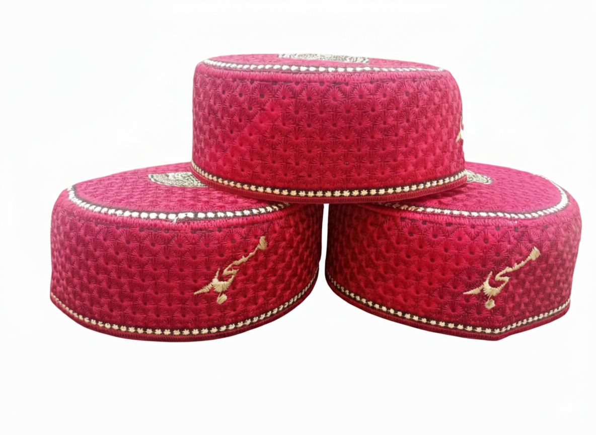Premium Islamic Prayer Cap – Namaz Topi for Men